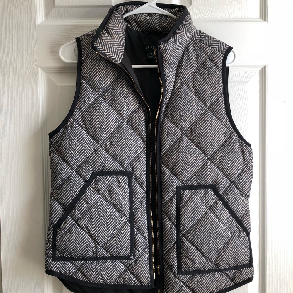 Herringbone Jcrew Puffer Vest